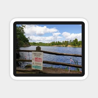 Obelisk pond at Virginia Water Magnet