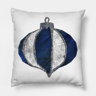 Bauble - Blue midnight lantern Pillow