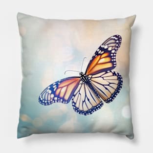 Butterfly Forest Nature Serene Tranquil Pillow