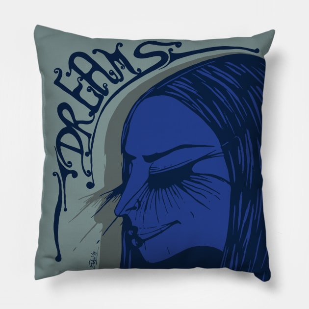 Dreams Dallas 2 - Pillow by EshiPaints