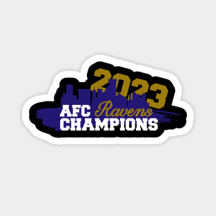 Ravens - 2023 AFC Champions Magnet