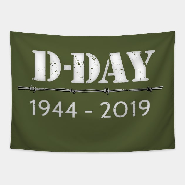 D-Day 75 Year Anniversary Tapestry by SeattleDesignCompany