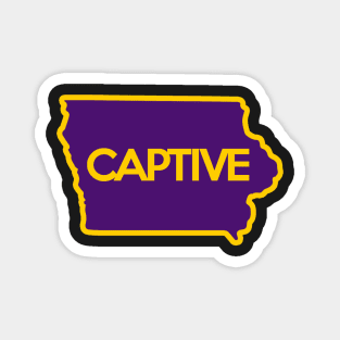 Iowa Captive Sticker Magnet