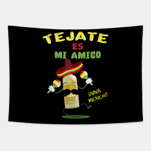 Tejate Es Mi Amigo-Tejate (Mexican Popular Drink) Is My Friend Tapestry