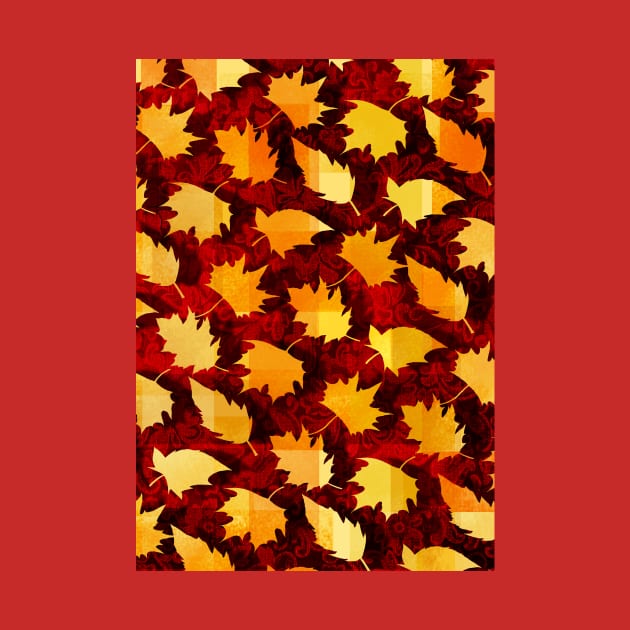 Golden Leaf Pattern by Scratch