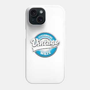 Wiltz luxembourg vintage style logo Phone Case