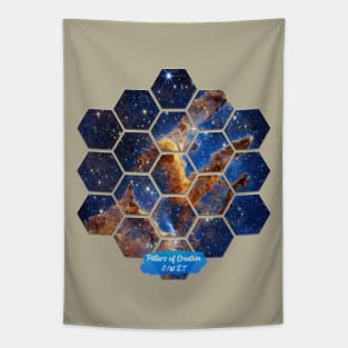 Pillars of Creation: James Webb Space Telescope Tapestry