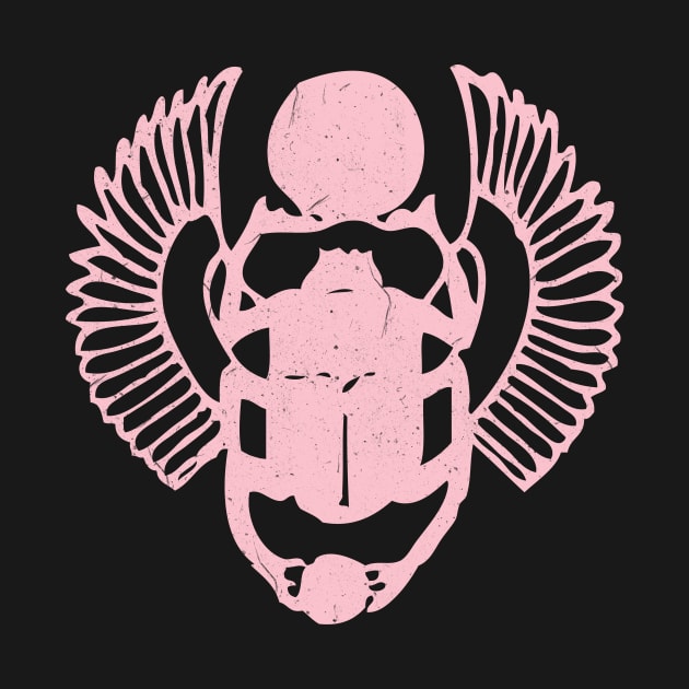 Egyptian scarab - pink by PharaohCloset