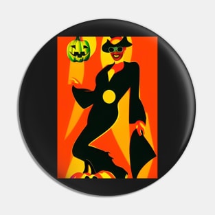 CARTOON SPOOKY HALLOWEEN PARTY Pin