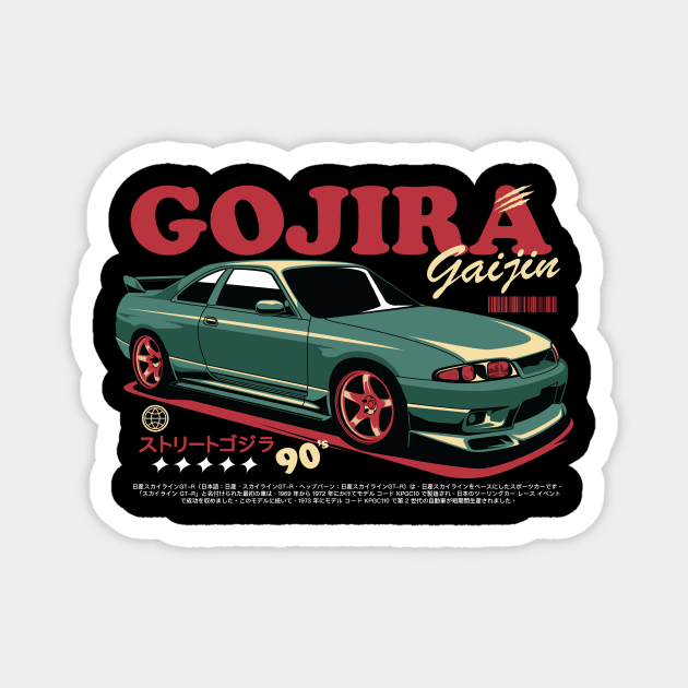 R32 Gojirra Magnet by cungtudaeast