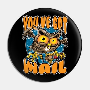 You've Got Mail Owl Delivery Pin