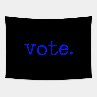 Vote Text In Typewriter Typography For Presidential Election Tapestry