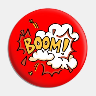 Boom explosion effect art Pin