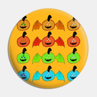 Happy Gomuro Hallowen Character V.1 Pin