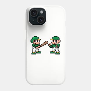 8-Bit Baseball Team - Oakland Phone Case