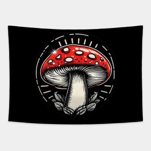 Amanita Muscaria Mushroom Tapestry