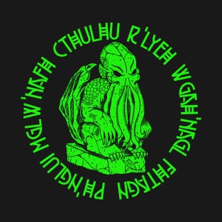 Cthulhu Idol Green T-Shirt