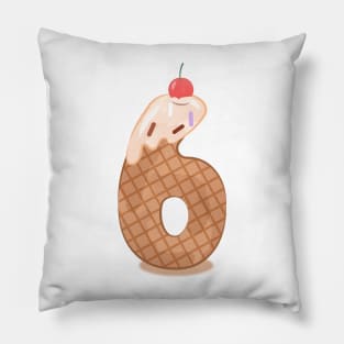 Ice cream number 6 Pillow