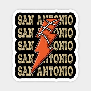 Funny Sports San Antonio Proud Name Basketball Classic Magnet