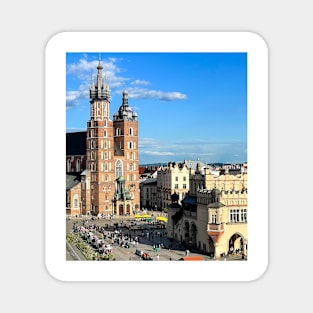 Krakow Poland St Mary's Basilica Old Town Magnet