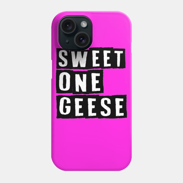 Sweet One Geese Phone Case by Dudey Rhino