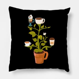 Coffee Plant Pillow