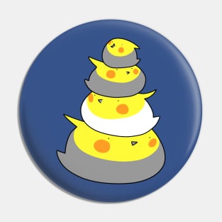 Cockatiel Stack Pin