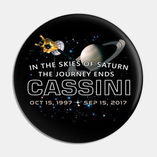 Cassini spacecraft End of mission at Saturn Pin