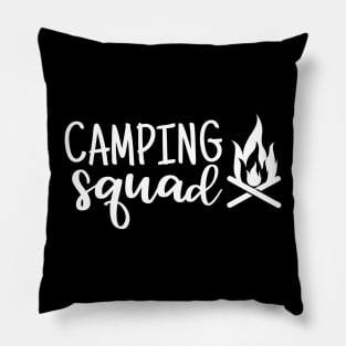 Camping squad, camper design, camper life Pillow