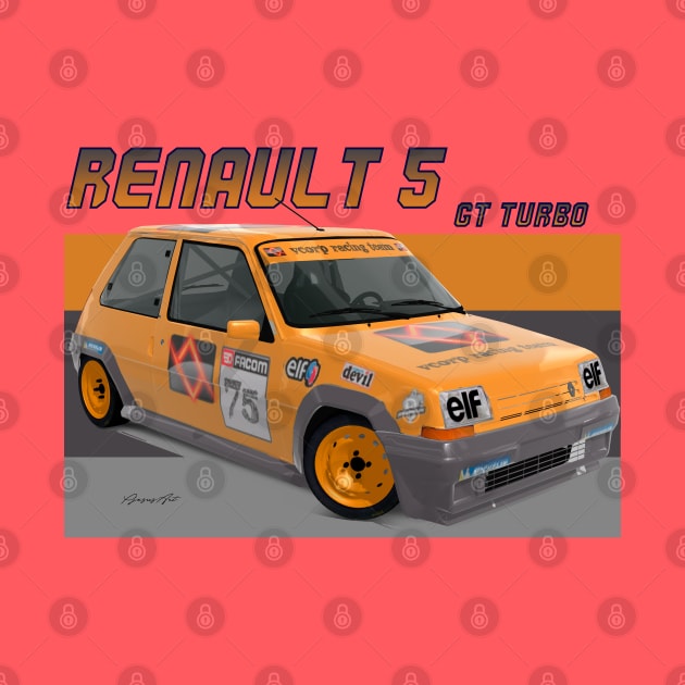 Renault 5 GT Turbo by PjesusArt