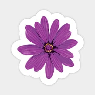 Aesthetic Purple flower Magnet