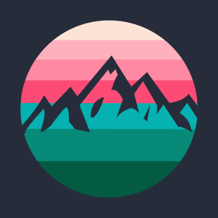 Multi-Color Mountain T-Shirt