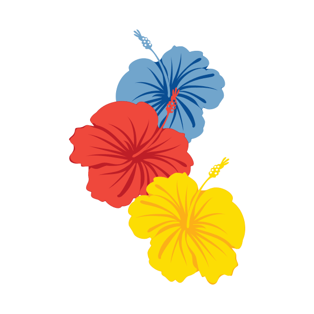 Bright Hibiscus by SWON Design