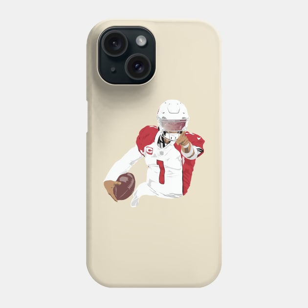 Kyler Murray #1 Arizona Cardinals QB Phone Case by RipleyArtShop