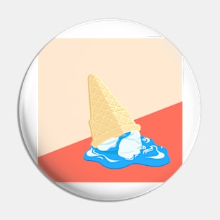 Dropped ice cream Pin