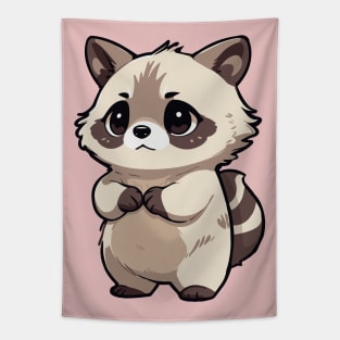 kawaii raccoon Tapestry