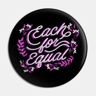 International Womens Day March 8Th 2020 Each For Equal Raglan Pin