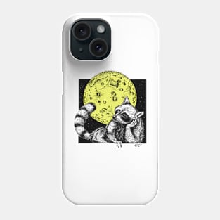 Raccoon Moon Phone Case