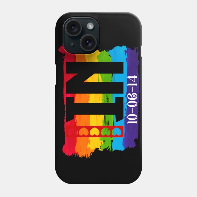 Indiana Gay Marriage Phone Case by Blood Moon Design