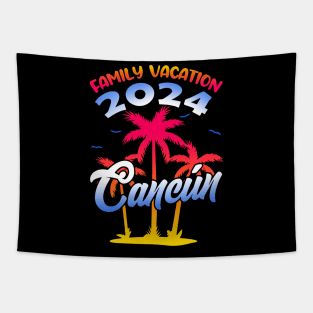 Family Vacation 2024 Cancun Matching Group Summer Vacation Tapestry