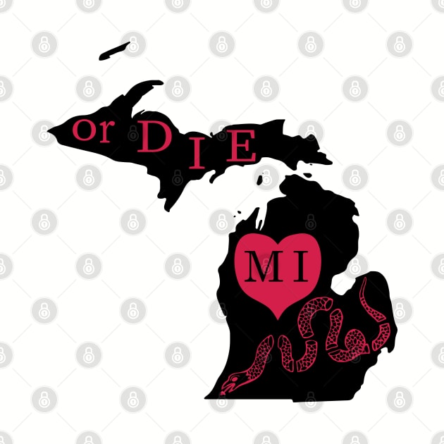 Love MI or DIE, aka Love Michigan or DIE by PelagiosCorner