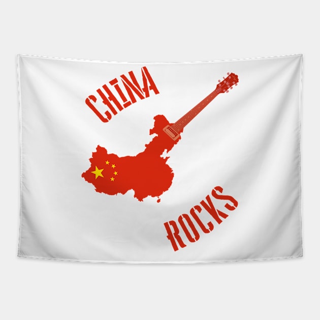 China Rocks Tapestry by MessageOnApparel