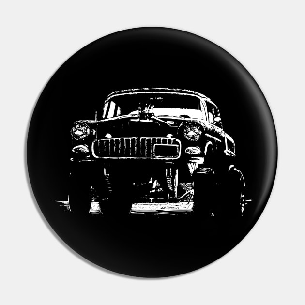 55 Chevy Gasser racer Pin by ZoeysGarage