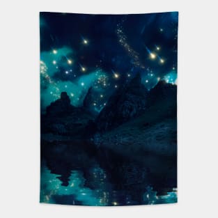 Comet Trails Tapestry