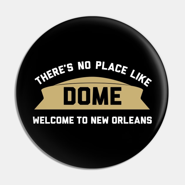 Theres No Place Like Dome, NO - black Pin by KFig21