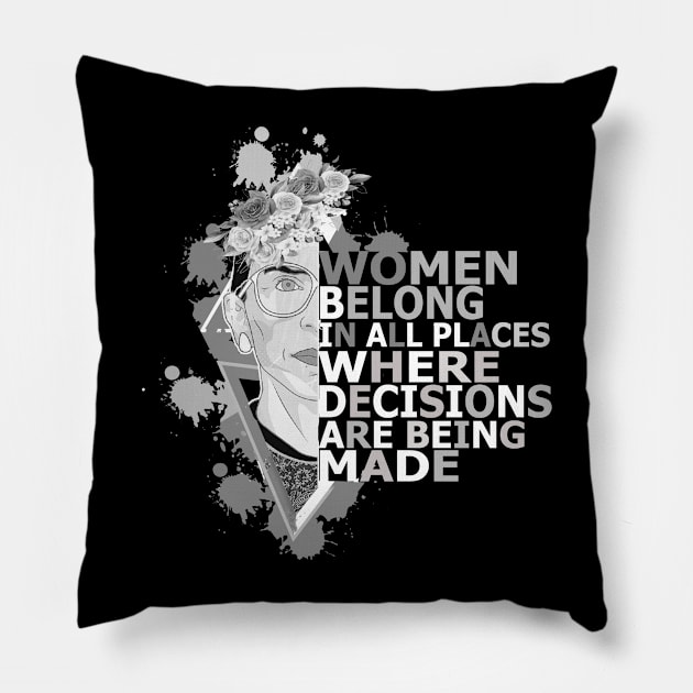 Feminist Pillow by Creation Cartoon