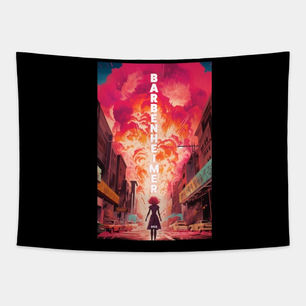 BARBENHEIMER! Feel the BURN Tapestry by FWACATA