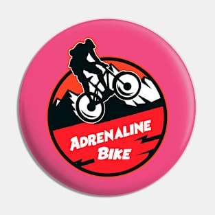 Mountain bike adrenaline Pin