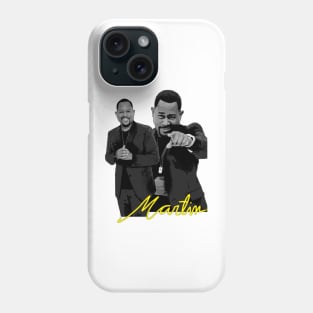 martin black and white retro style Phone Case