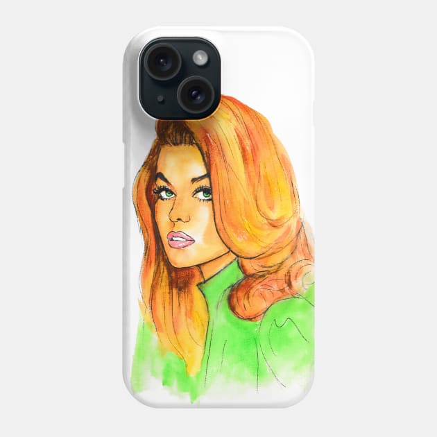 Ann-Margret Phone Case by Svetlana Pelin